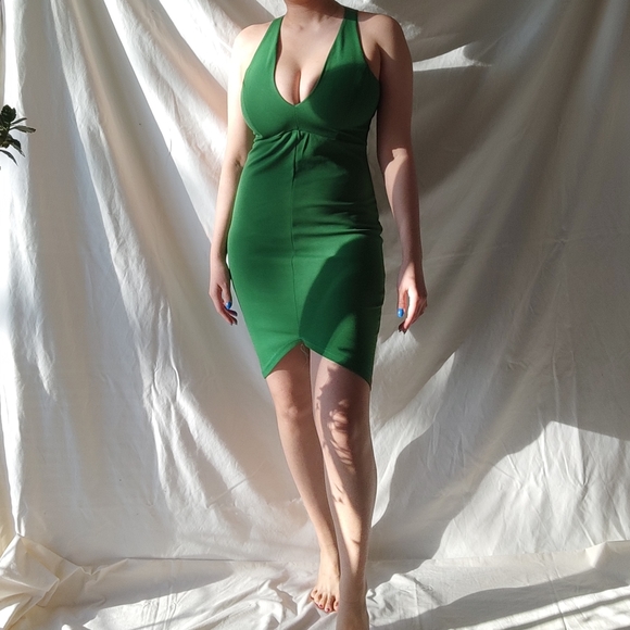 Another Story Green Mini Dress - Picture 3 of 6